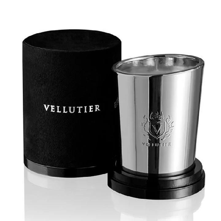 Свеча средняя Vellutier Prestige Сияние платины