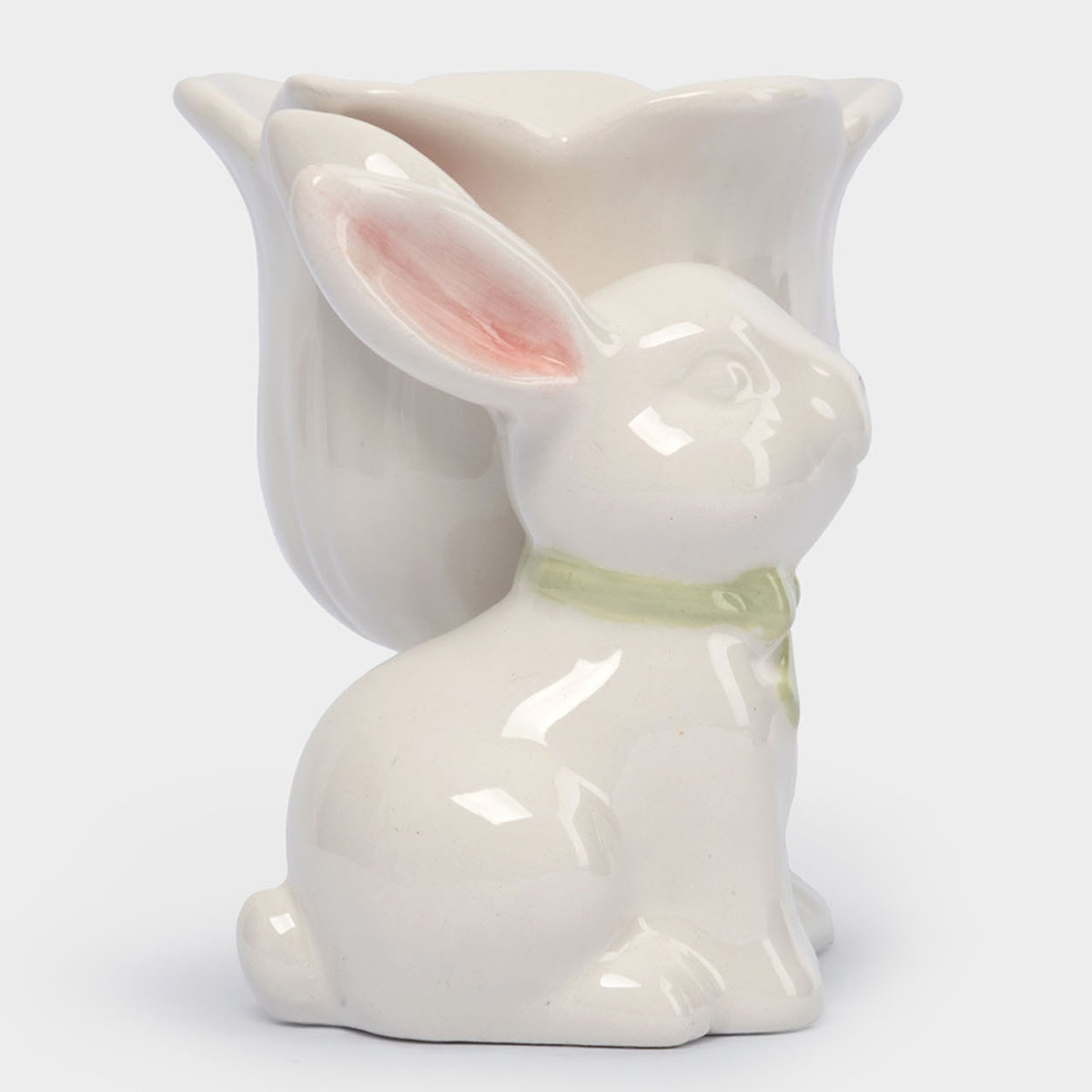 Подставка для яйца Anna Lafarg Пасха Золотая Кролик с цветком