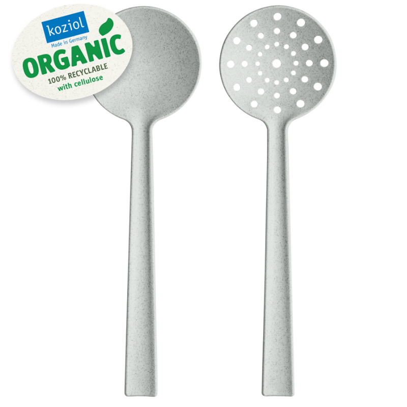

Приборы для салата Koziol Palsby Organic, цвет серый