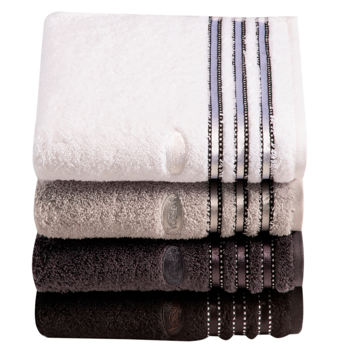 Полотенце махровое Vossen Cult de Luxe 30x30см, цвет белый