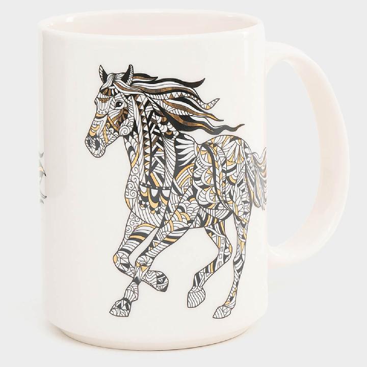Кружка Anna Lafarg Новый Год Лошадь
