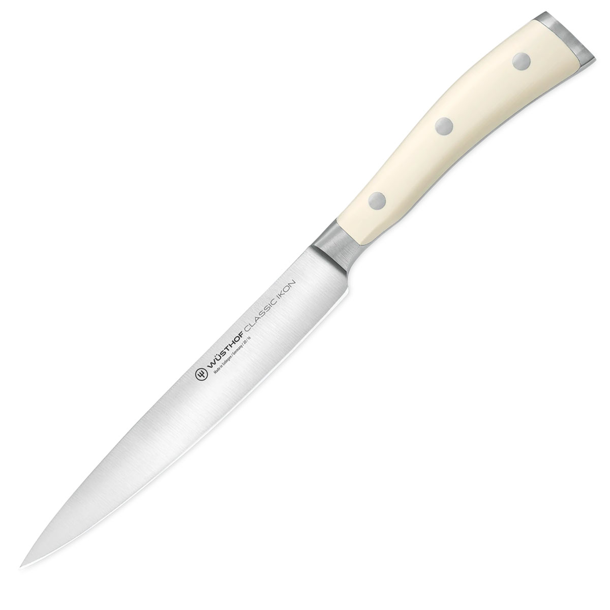 Нож кухонный для резки мяса Wuesthof Ikon Cream White 16см