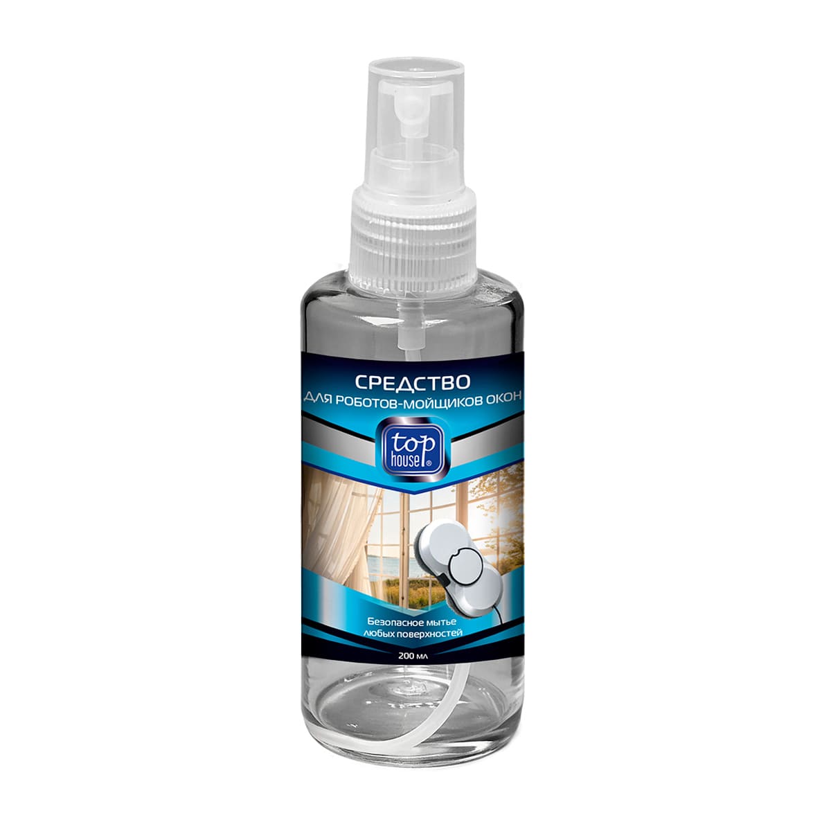 Средство для роботов-мойщиков окон Top House 200мл