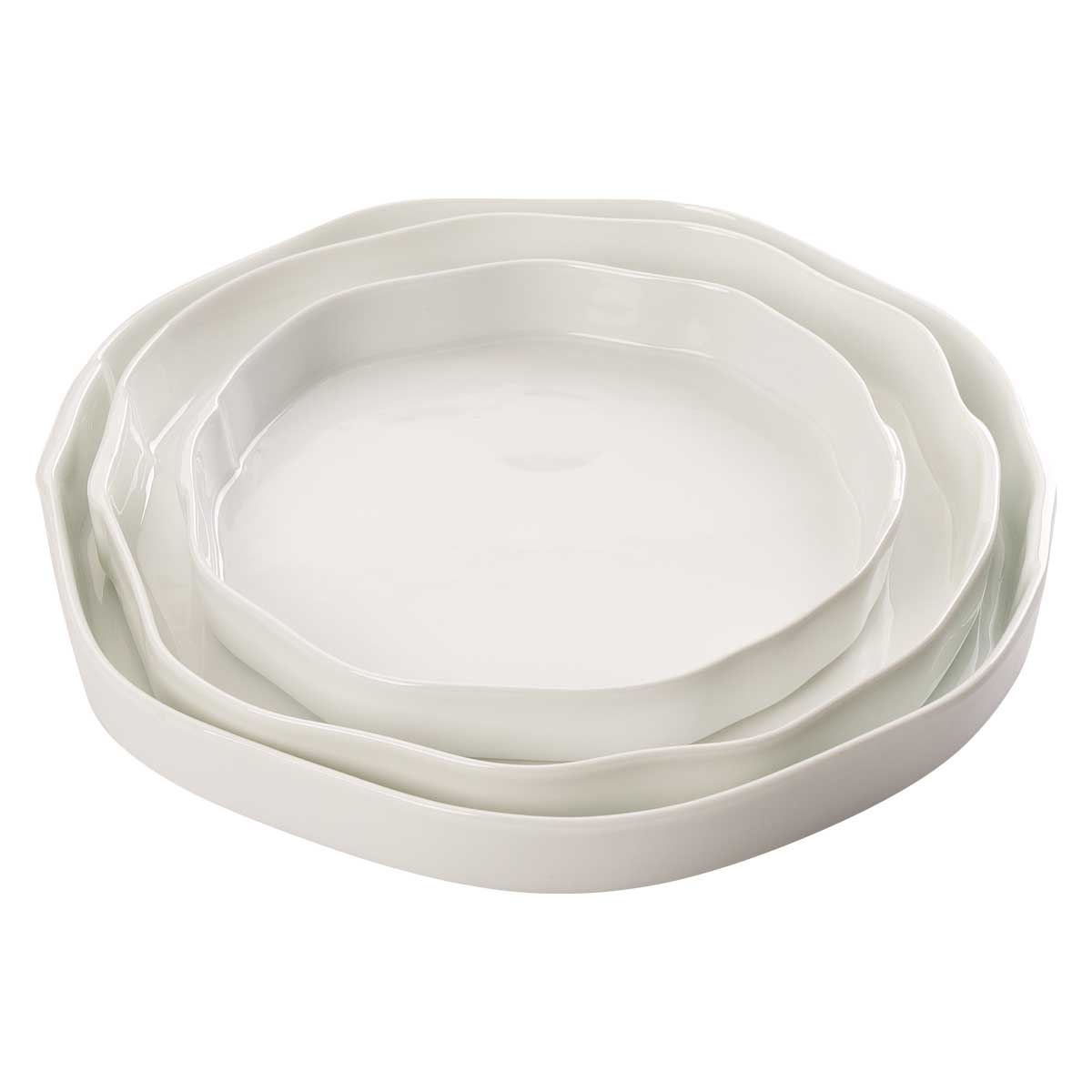 Тарелка с вертикальным бортом Home Chef Origami 25,5см