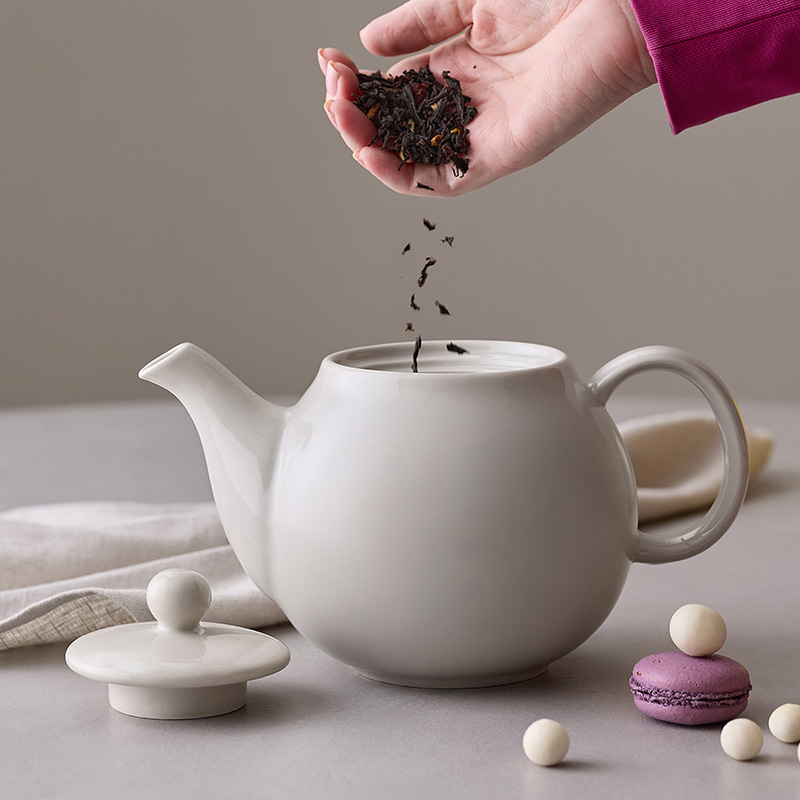 Чайник заварочный с ситом Liberty Jones Pure 1л, светло-серый