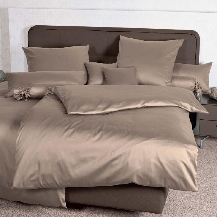 Комплект постельного белья 2-спальный Janine Colors коричневый