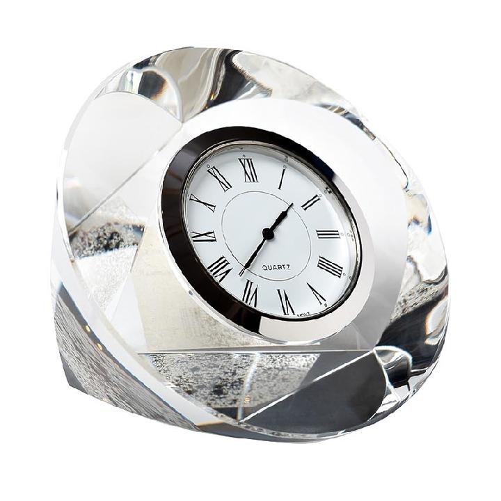 Настольные часы Гарда Декор, цвет серебряный