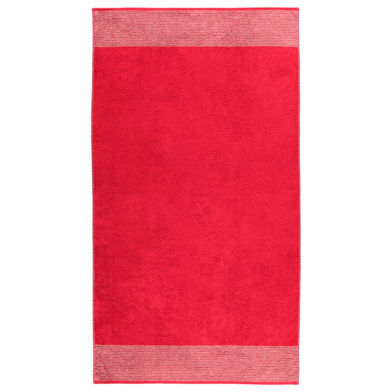 Полотенце махровое Cawo Two-Tone 50x100см, цвет бордовый