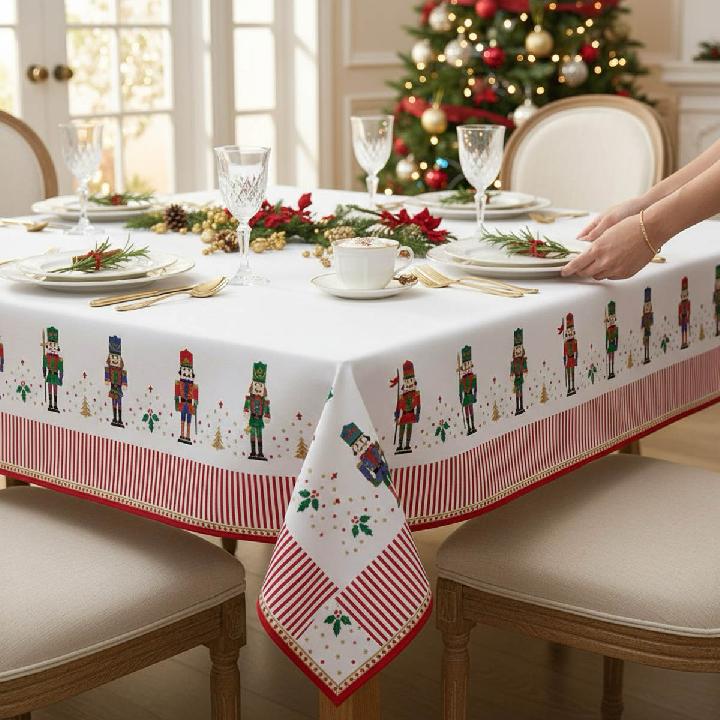 Скатерть Easy Life Nutcrackers 145x250см