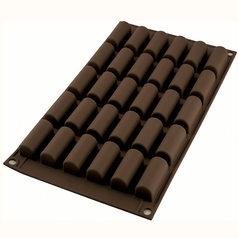 

Форма для пирожных Silikomart Mini Buche, Коричневый