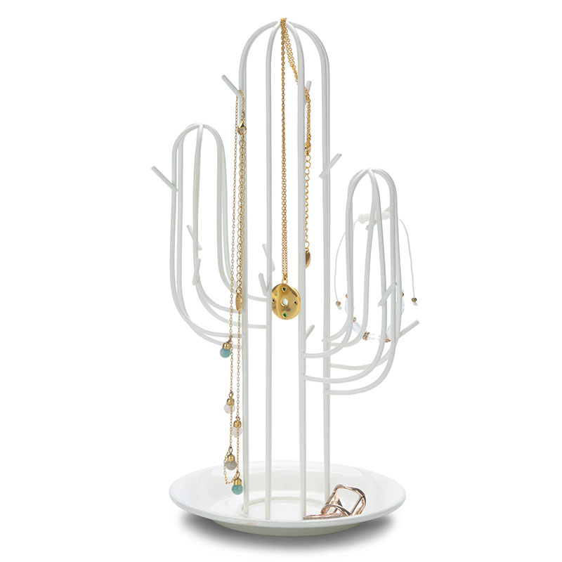Подставка для украшений Balvi Cactus, цвет белый