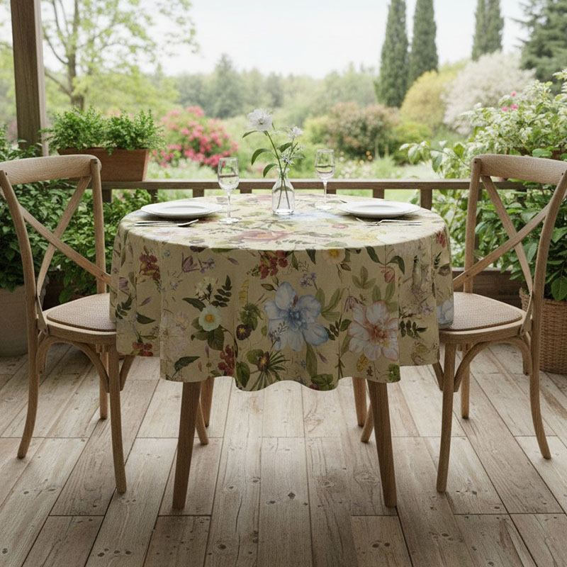 Скатерть круглая Pappel Missy 180см