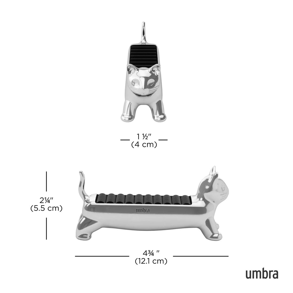 Держатель для колец Umbra Ali Cat, хром