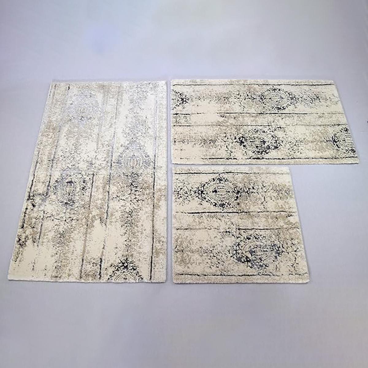 Коврик для ванной комнаты Kleine Wolke Caracas Silver grey 60x60см