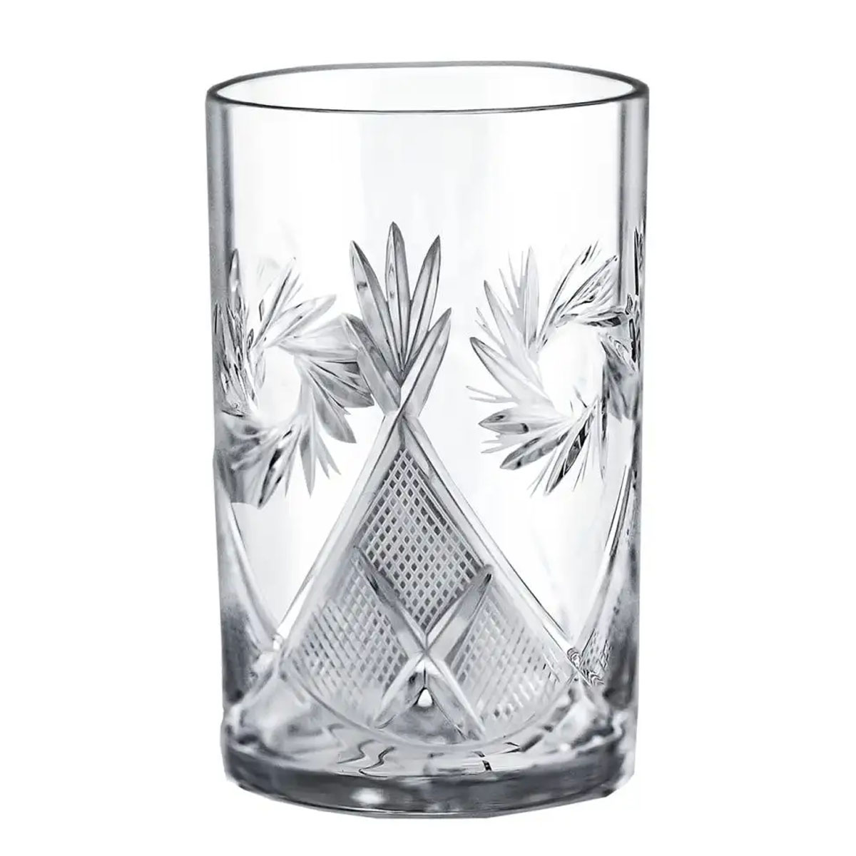 Стакан в подставканнике Кольчугинский Мельхиор Семья Русское чаепитие