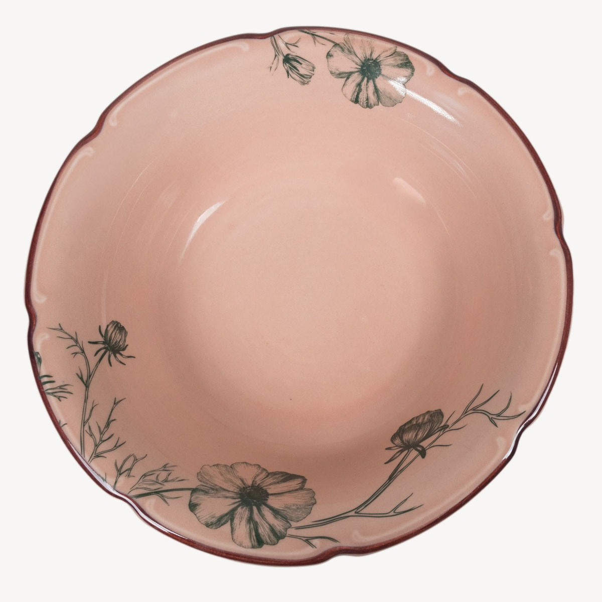 Салатник Дымов Керамика Космея день 12:00