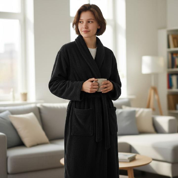 Халат махровый Lameirinho Basic размер XL, антрацит