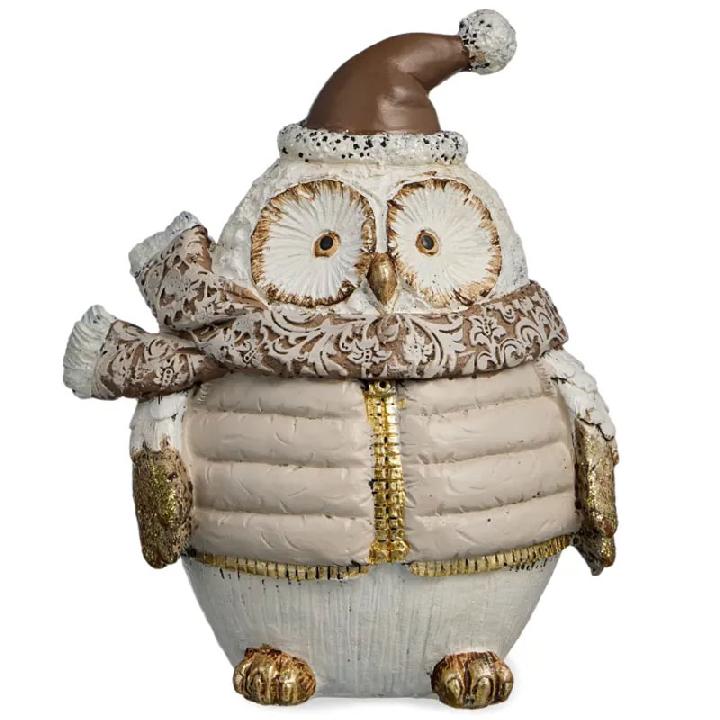 Фигурка Lefard Новый Год! Сова 12x12x16см