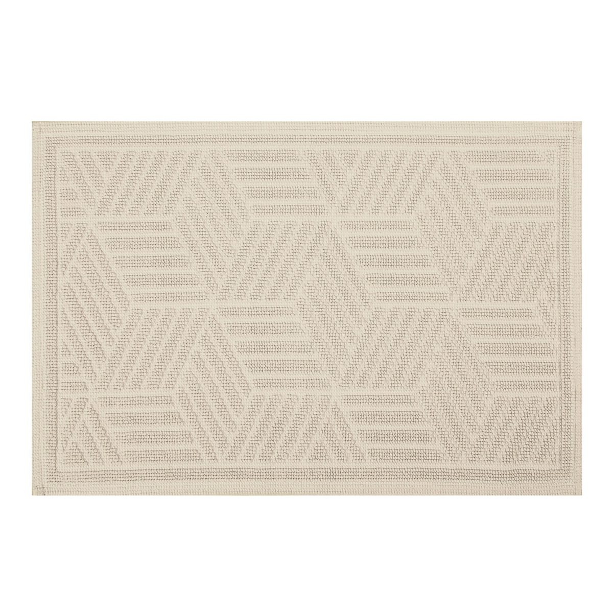 Коврик для ванной 50x80см Spirella CUBO, цвет бежевый