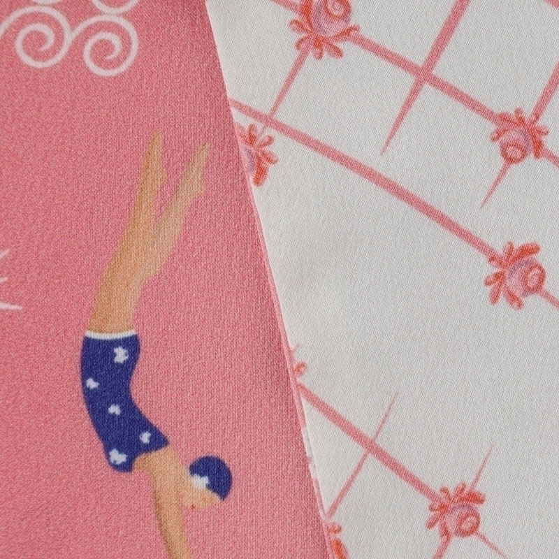 Шарф Mollen Твилли Розовый бриз