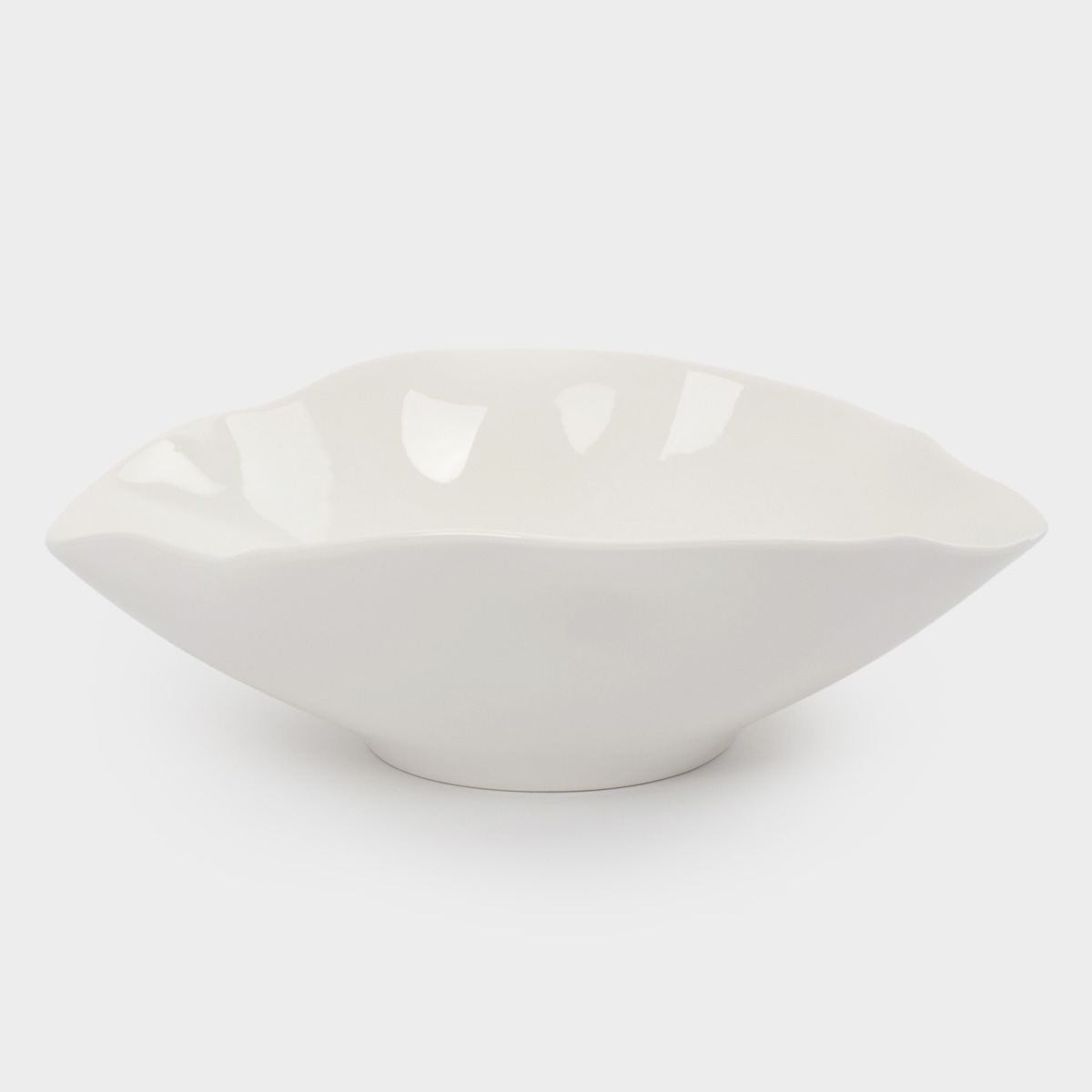 Салатник Anna Lafarg White Ocean Волнистый край