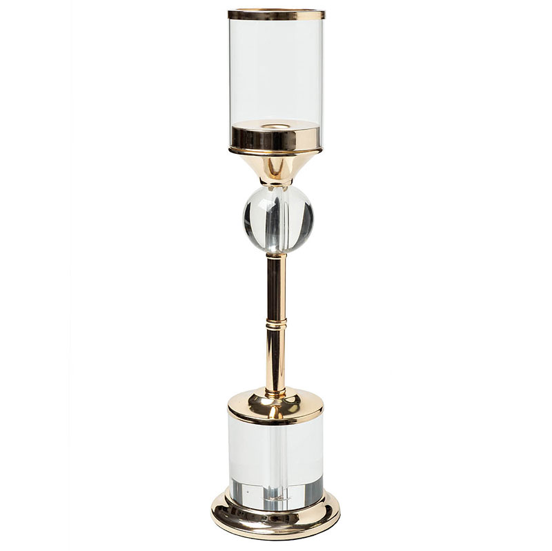 Подсвечник Garda Decor 11х11х43,5см, цвет золото