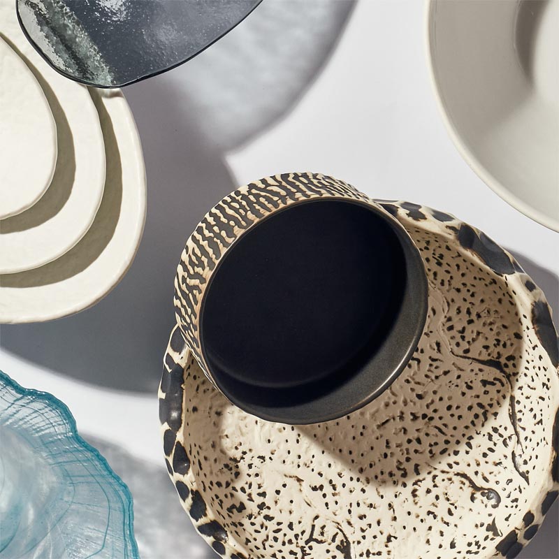 Салатник 11x4см Kenai Ceramics PuraSangre, черно-белый