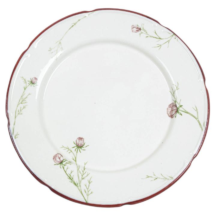 Тарелка закусочная Дымов Керамика Космея утро 07.00