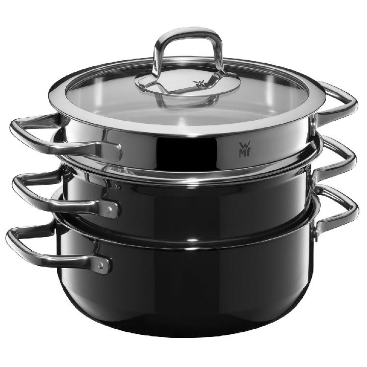 Набор кастрюль WMF Fusiontec Compact Black, 3 предмета