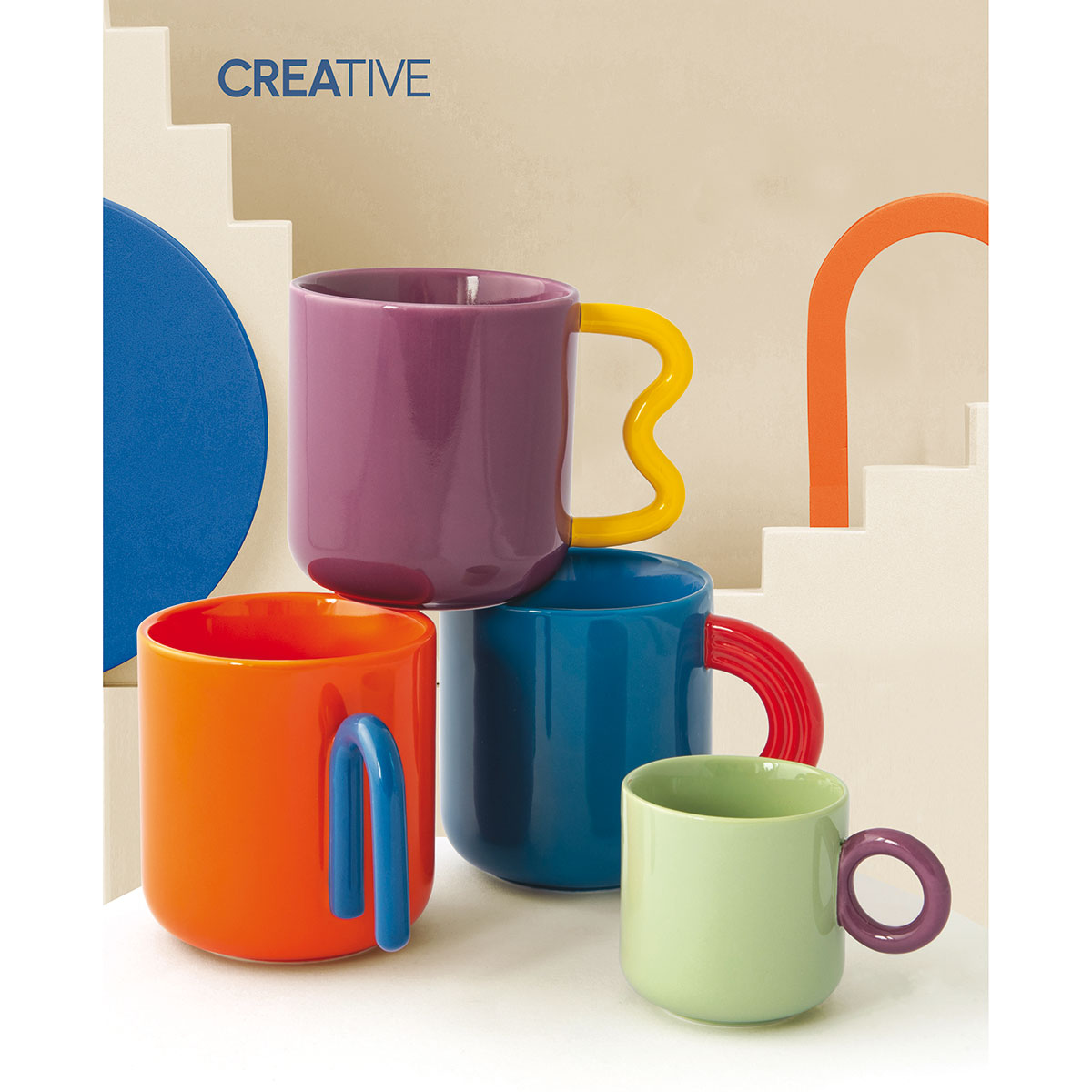 Кружка Easy Life Creative, цвет желтый