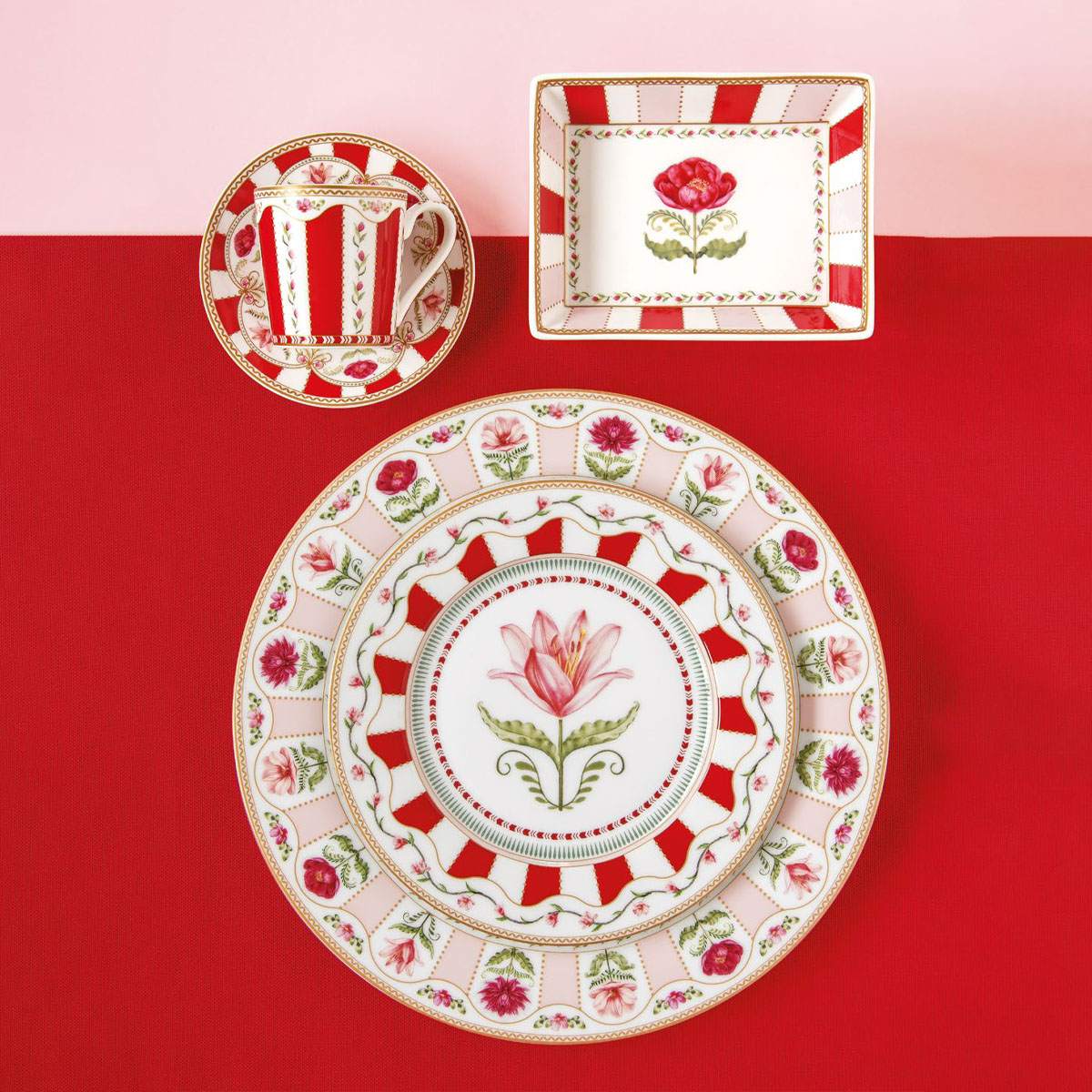 Банка для хранения Easy Life Flowery 18см