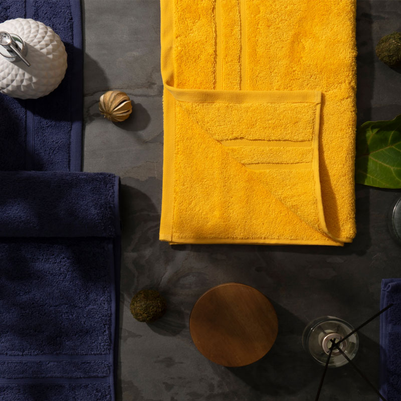 Полотенце махровое Pappel Cirrus/S 50x100, цвет синий