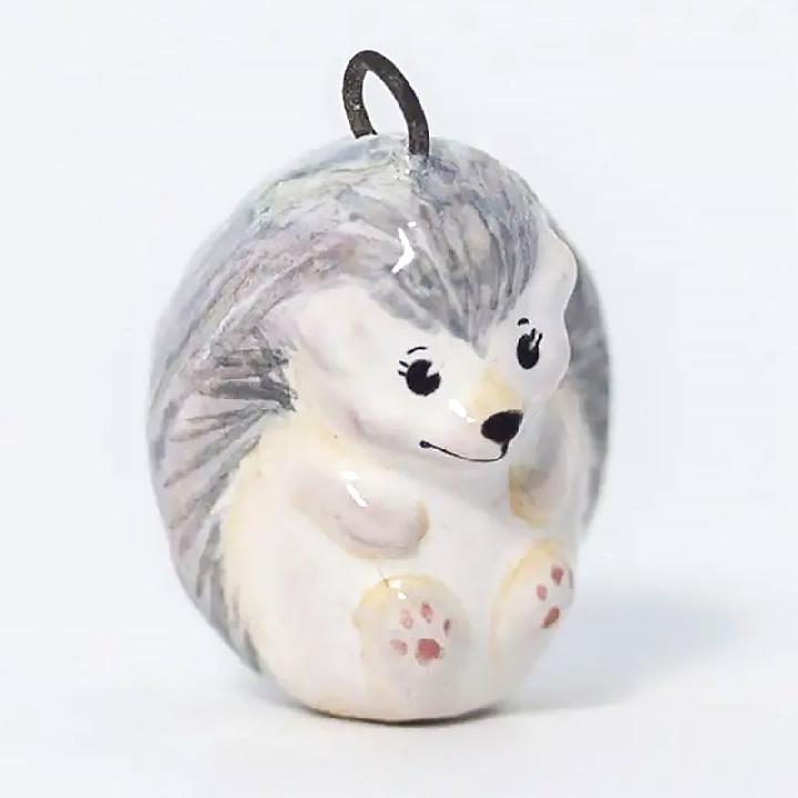 Елочная игрушка Ярославская Керамическая Мануфактура Ежик (мини)