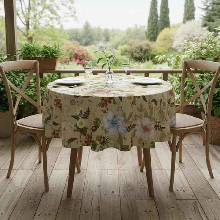 Скатерть круглая Pappel Missy 180см