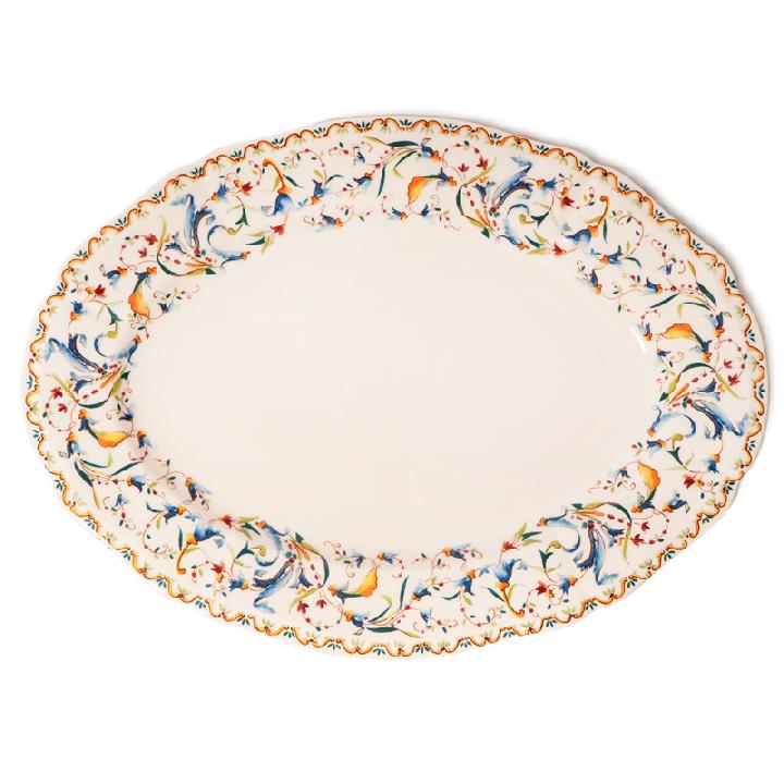 Блюдо овальное Gien Toscana 34,5x25,3см