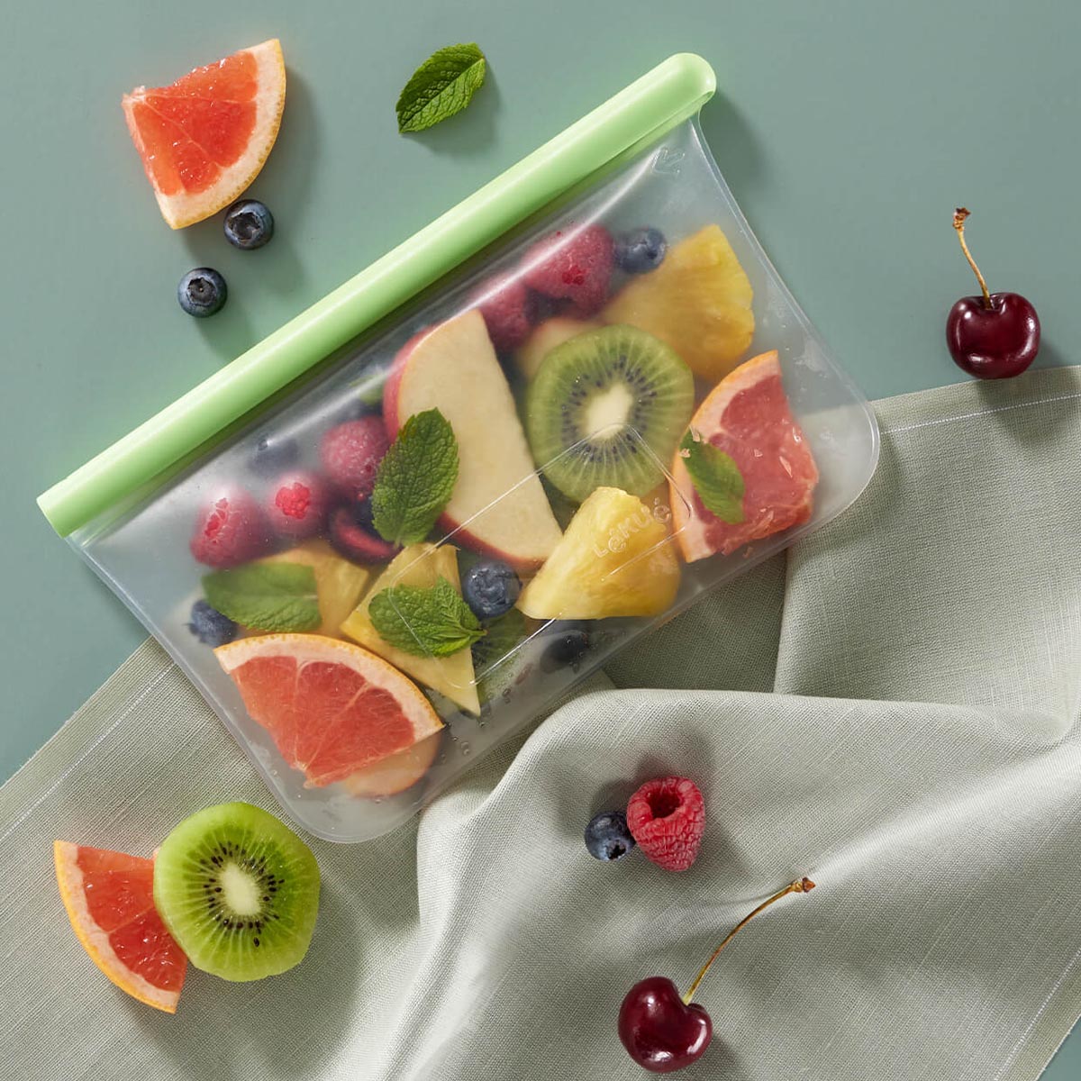 Пакет силиконовый плоский для хранения продуктов Lekue Reuse & Reduce 500мл