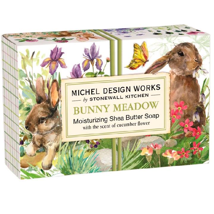 Мыло в подарочной коробке Michel Design Works Луговой Заяц
