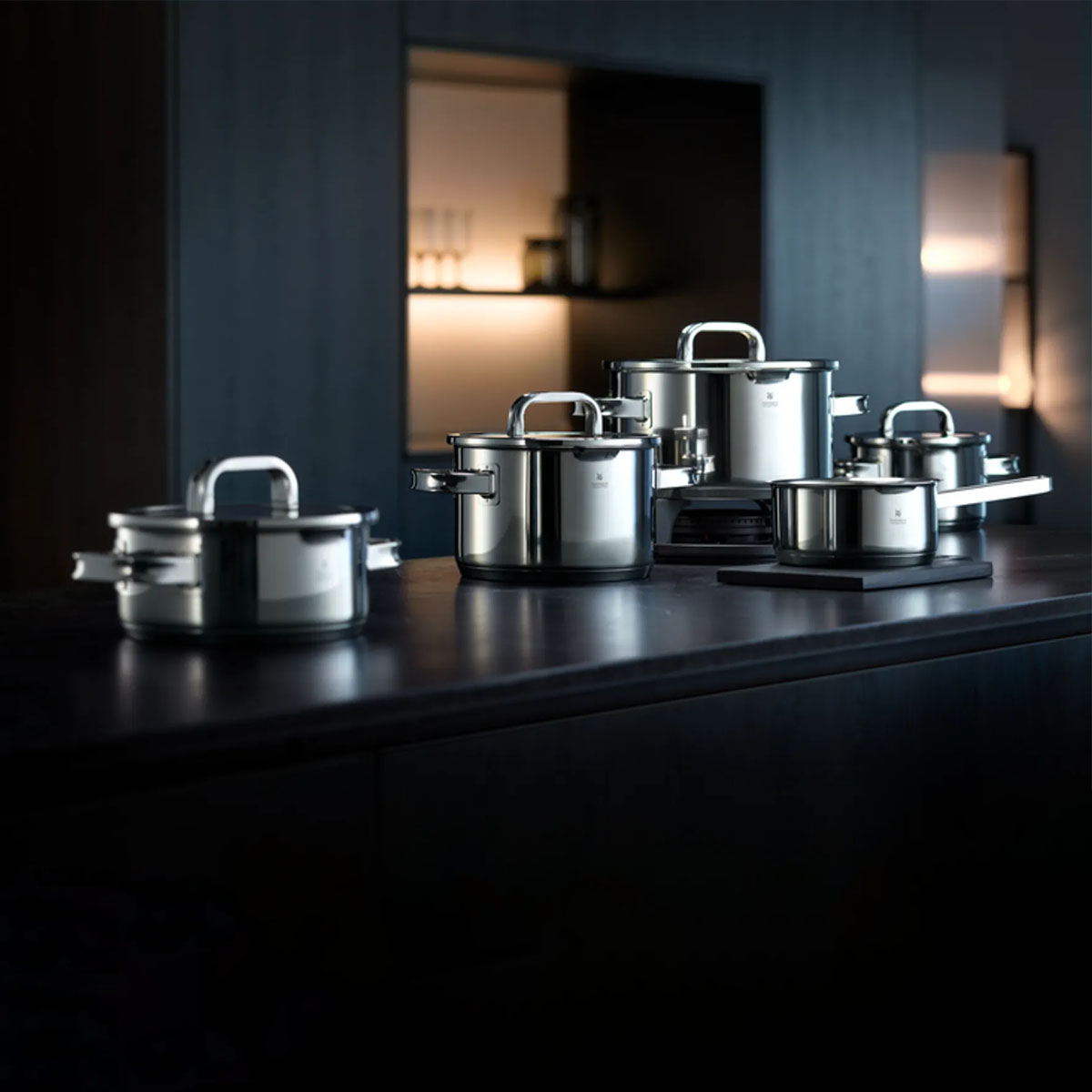 Набор кастрюль WMF Function 4, 5 предметов