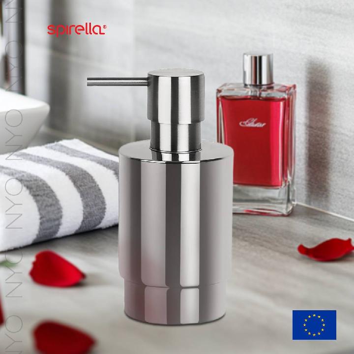 Дозатор для жидкого мыла Spirella Nyo, серебряный