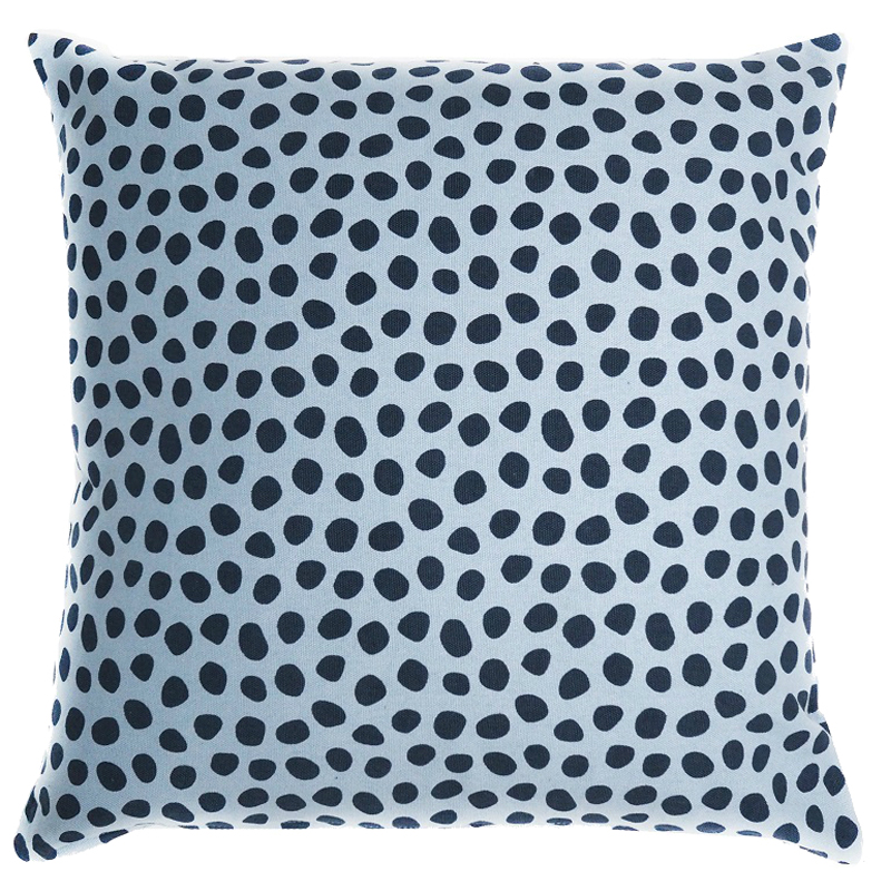 

Чехол для подушки из хлопка с принтом Funky dots, серо-голубой Cuts&Pieces 45х45, Серый;голубой