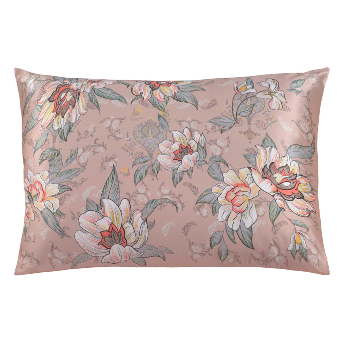 Комплект постельного белья евро без простыни Mollen Premier Лазоревый цветок, пудровый