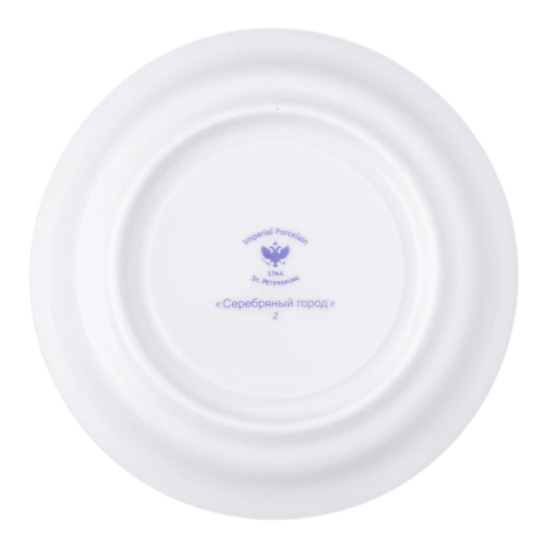 Чайная пара Императорский фарфоровый завод Серебряный город 220мл