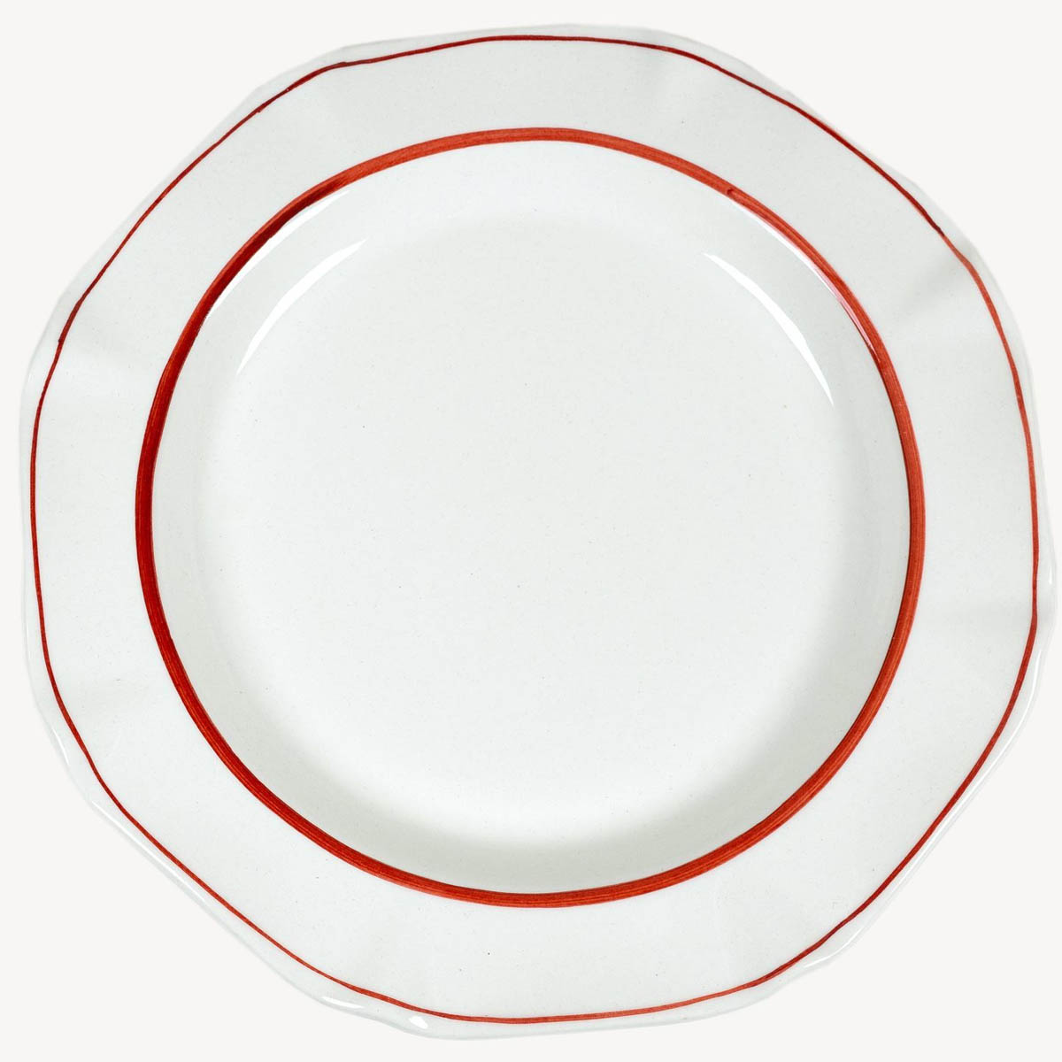 Тарелка закусочная Дымов Керамика Нерль Ягодная Брусника