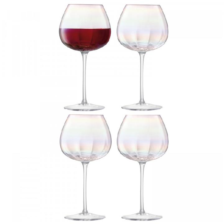 Набор бокалов для красного вина LSA International Pearl 460мл, 4шт