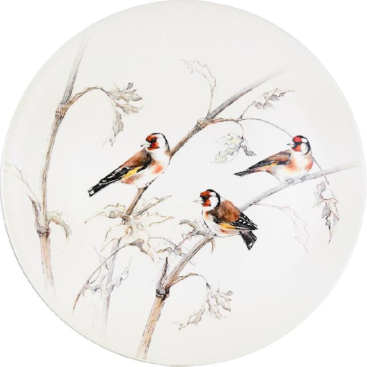 Блюдо для торта Gien Oiseaux Foret