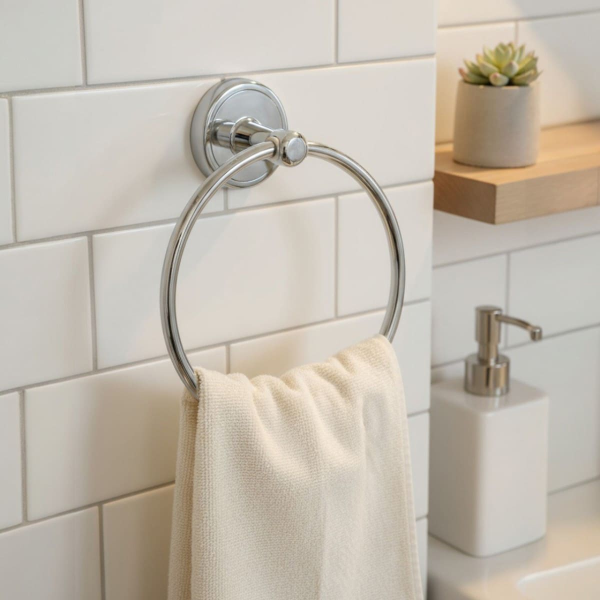 SIWA Кольцо-держатель для полотенец, настенн., 15 x 6 x 18 см, нерж. ст.