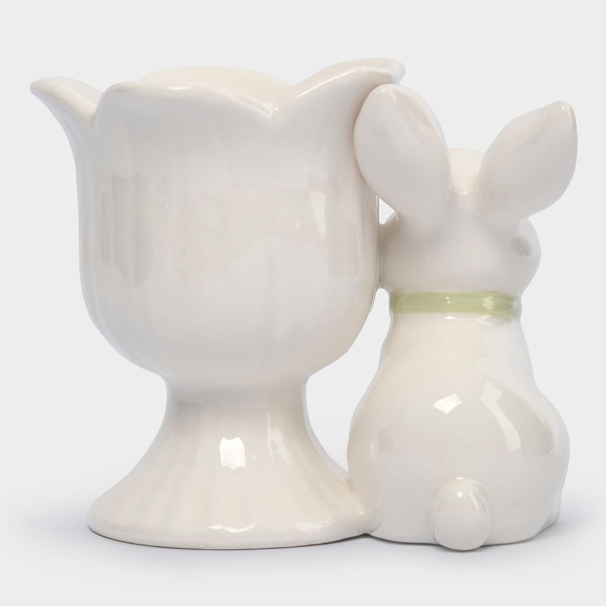 Подставка для яйца Anna Lafarg Пасха Золотая Кролик с цветком