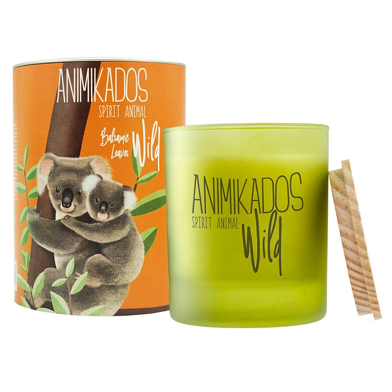 

Свеча ароматическая Ambientair Wild Koala Бальзамические листья 40 ч, Оранжевый