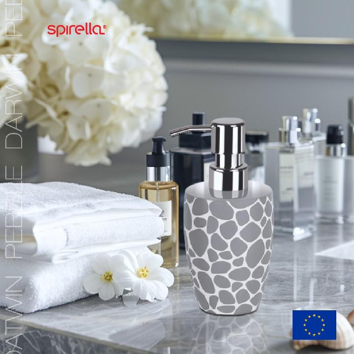 Дозатор для жидкого мыла Darwin Pebble Spirella, серый