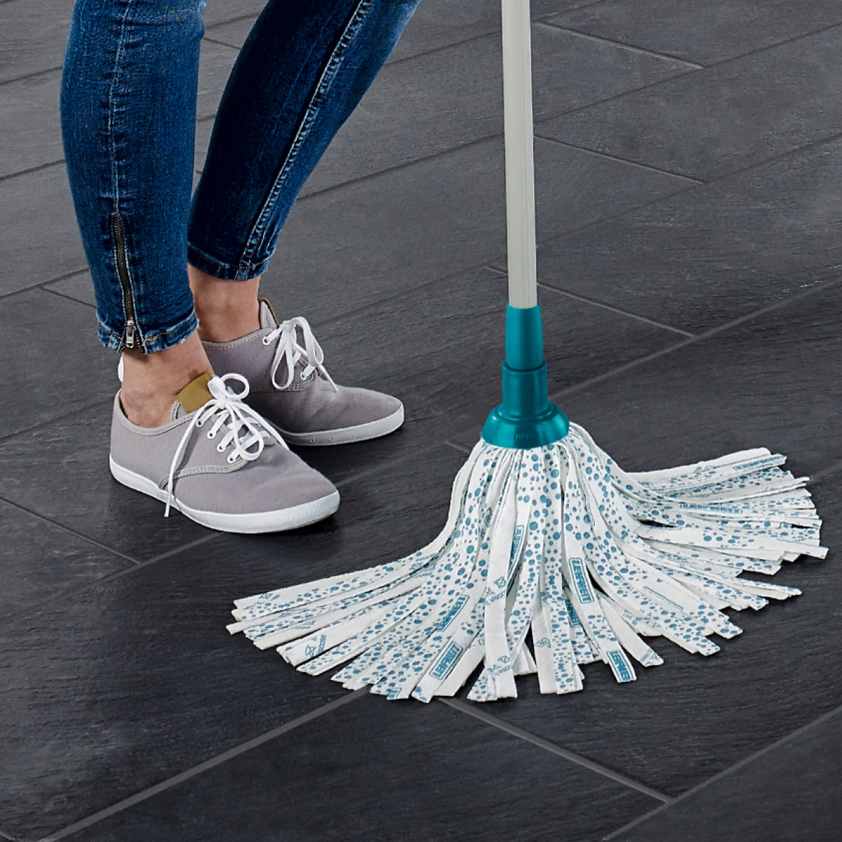 Набор для влажной уборки Leifheit Classic швабра-моп и ведро с отжимом